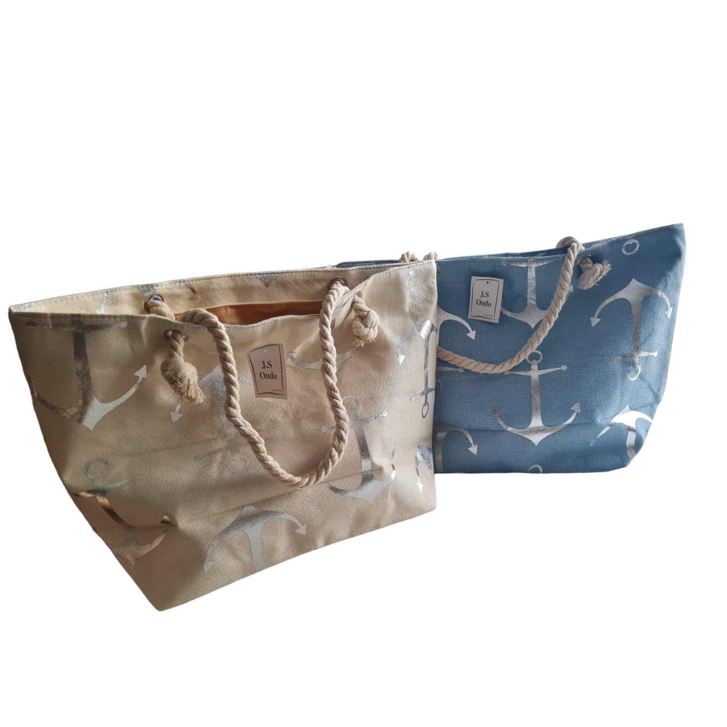 Grand sac de plage bleu | Js.Ondo (5)