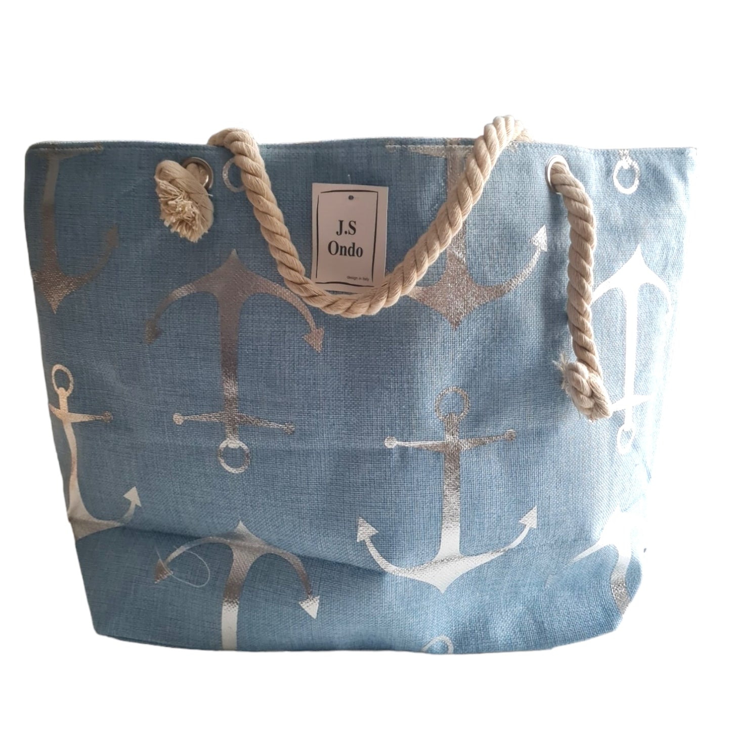 Grand sac de plage bleu | Js.Ondo (5)